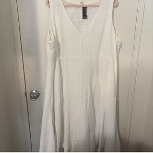 Ashley Stewart White Maxi Dress